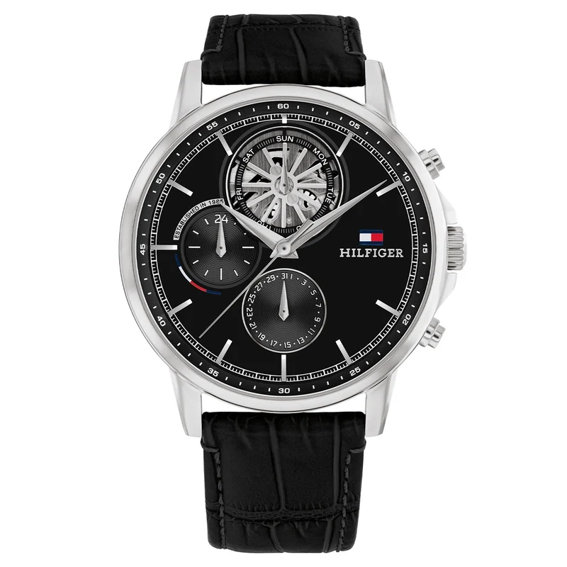 Tommy Hilfiger Hommes Montre Noir TH1710605