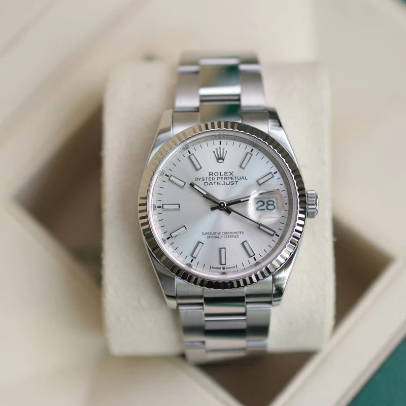 Rolex Datejust Silver Dial Oyster 126234