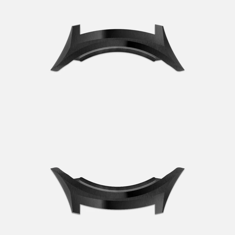 K-Tail End pieces Stainless steel DLC black (x1 pair)