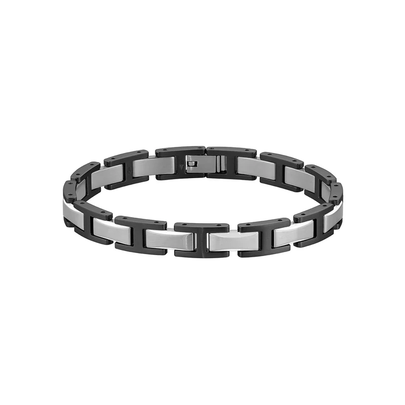 Hugo Boss Acier Inoxydable Noir Homme Bracelet Chaîne HBJ1580794