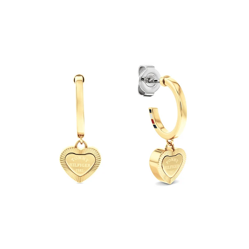 Tommy Hilfiger Acier Inoxydable Doré Femme Boucles d'Oreilles TJ2781014