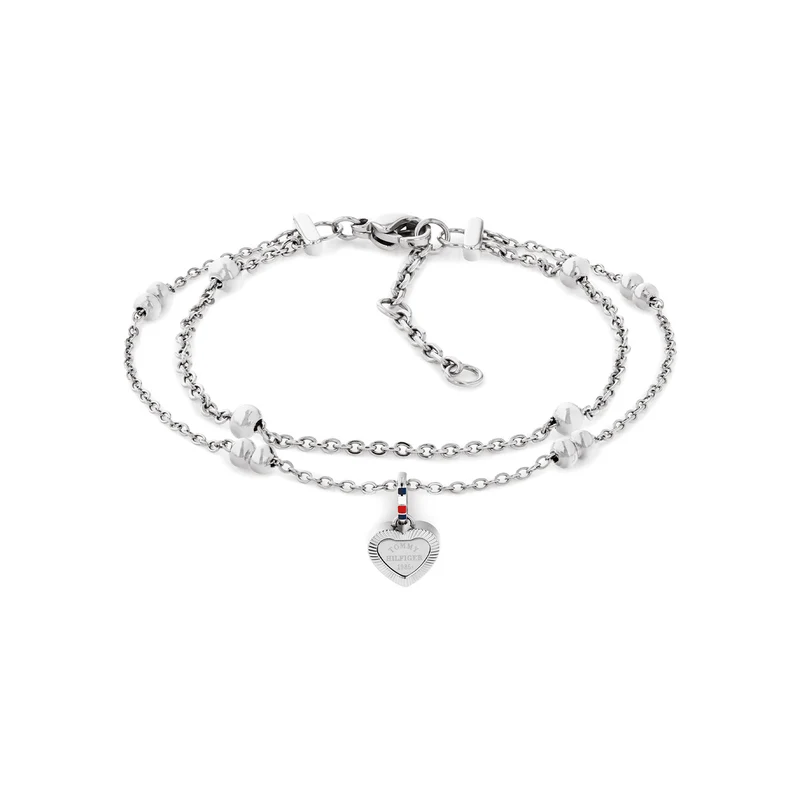 Tommy Hilfiger Acier Inoxydable Argenté Femme Bracelet Chaîne TJ2781011