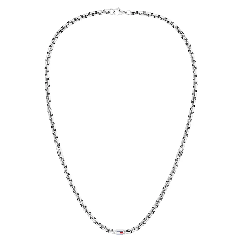 Tommy Hilfiger Acier Inoxydable Argenté Homme Collier TJ2790672
