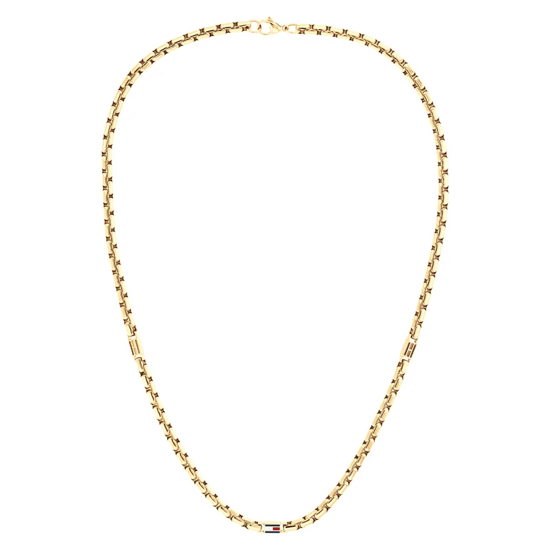 Tommy Hilfiger Acier Inoxydable Doré Homme Collier TJ2790673