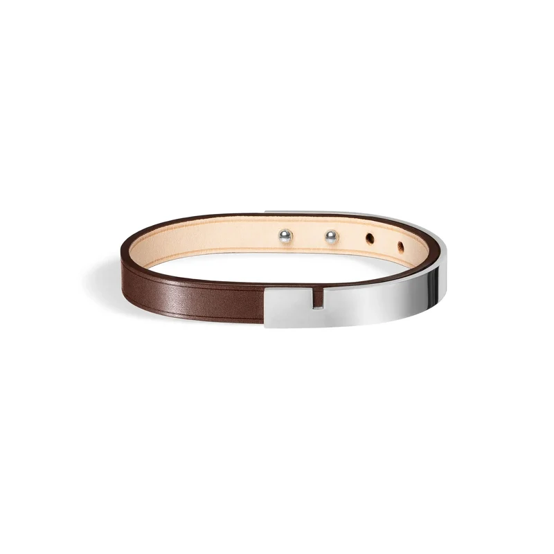 Bracelet cuir homme marron | U'TURN.9