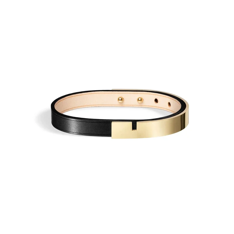 Bracelet cuir noir homme | U'TURN.9