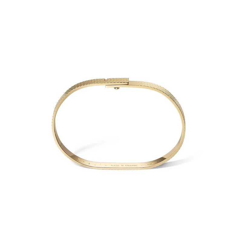 Jonc homme or vermeil ciselé - 5mm | SATURNE.X