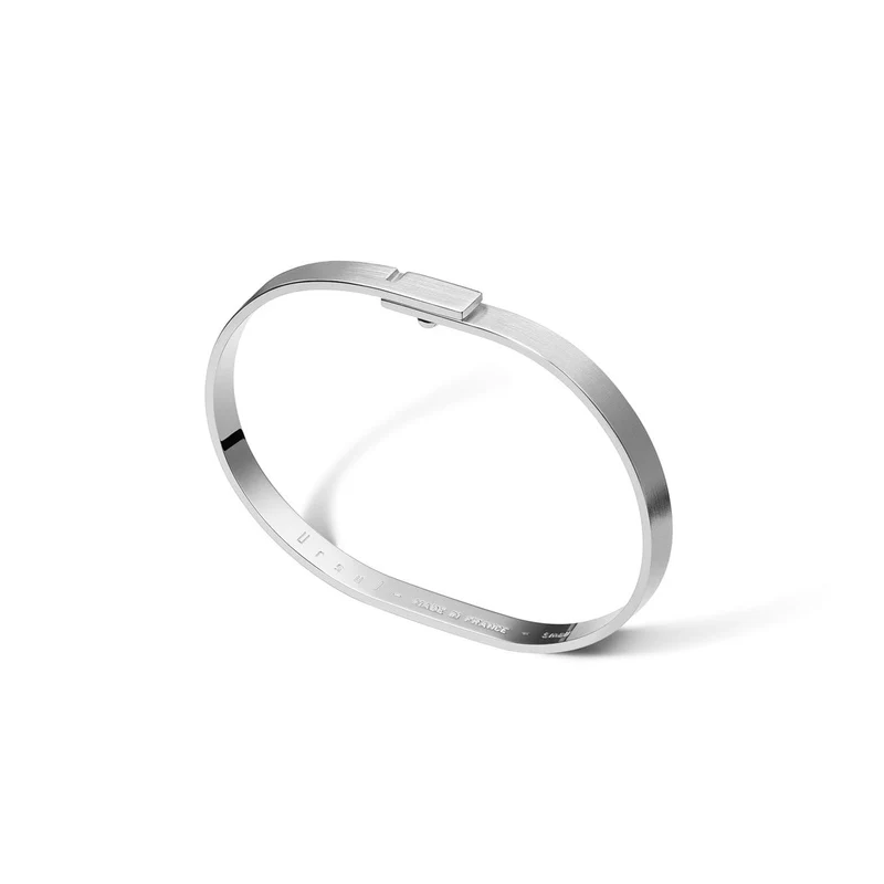 Jonc homme argent - 5mm | SATURNE.5
