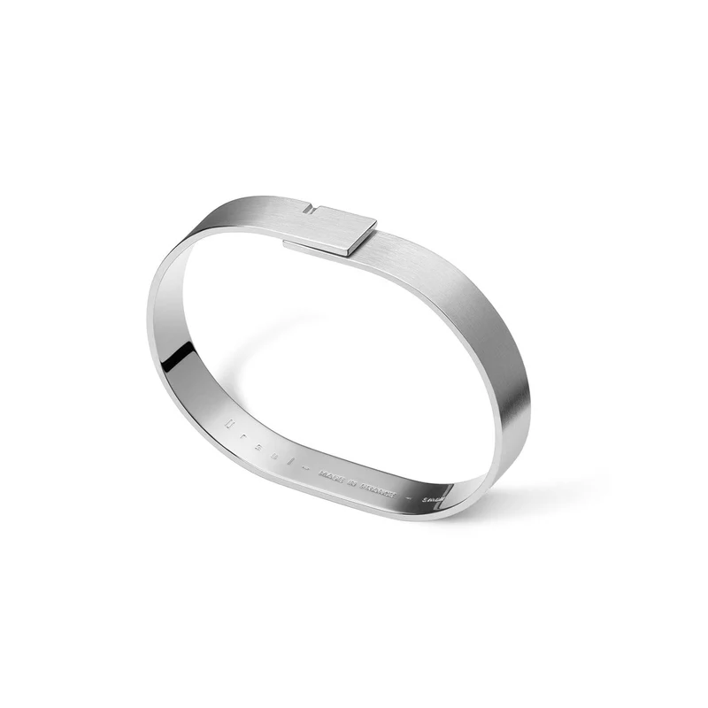Bracelet jonc argent homme - 9mm | SATURNE.9