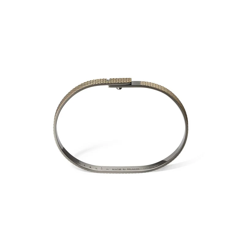 Jonc homme laiton ciselé - 5mm | SATURNE.X