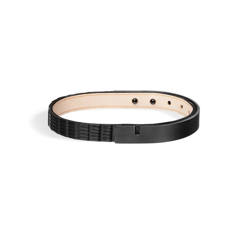Bracelet homme iguane noir | U'TURN.9