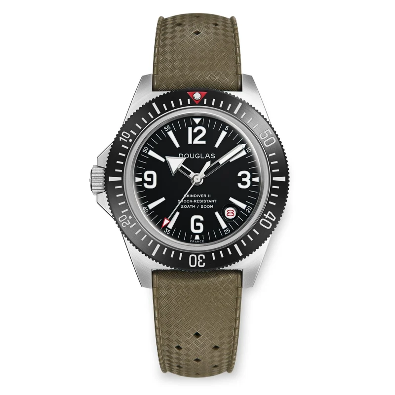 Skindiver II Professional Diving Watch - White Lum & Black Dial
