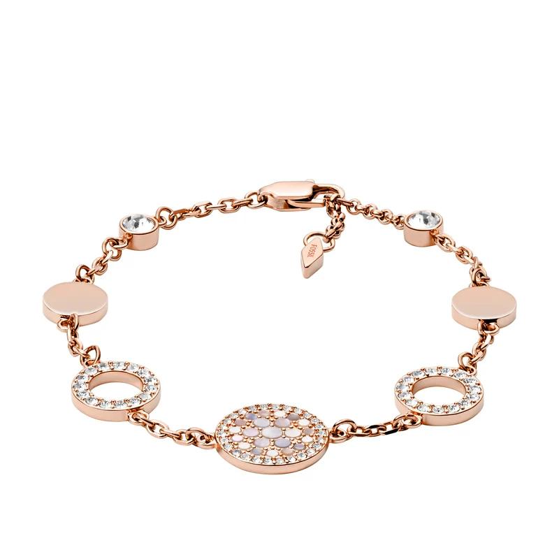 Fossil Bracelet Or rose JF01739791