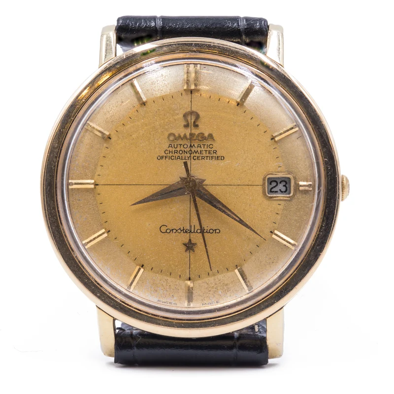 Montre automatique vintage Omega Constellation plaquée or, 1963
