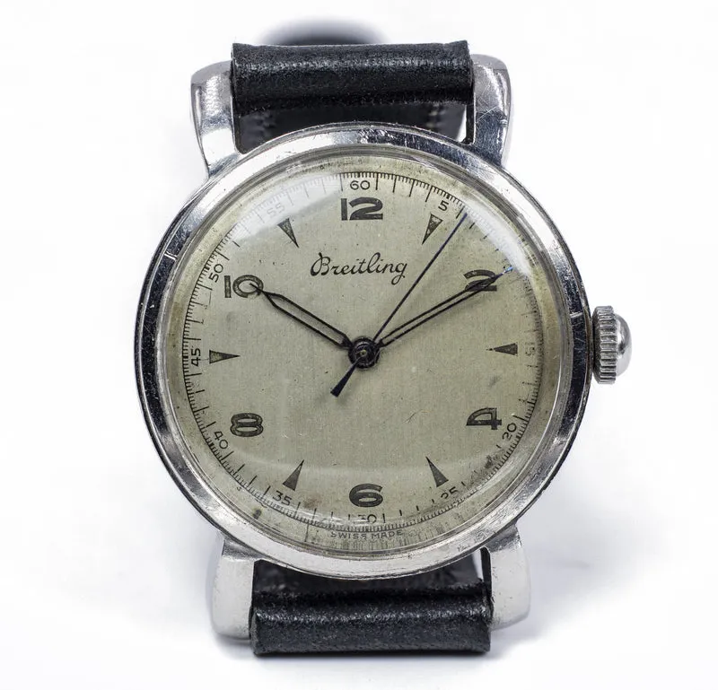 Montre-bracelet Breitling vintage en acier, 50