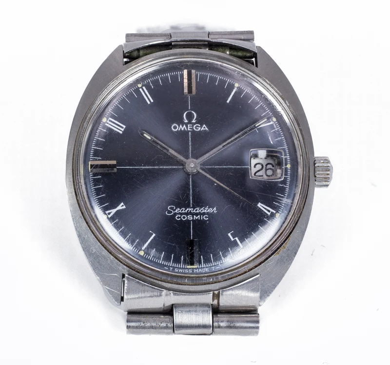 Montre bracelet Omega Seamaster Cosmic en acier, années 70