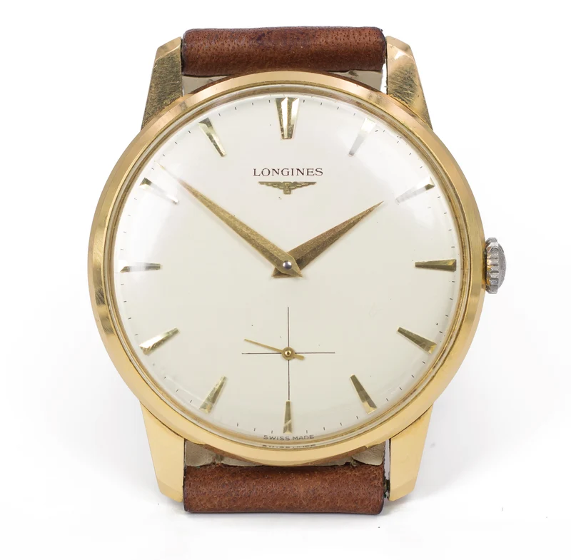 Montre Longines en or 18 carats, 60