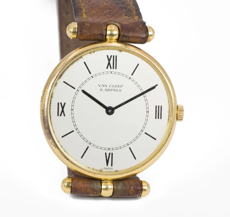 Montre vintage Van Cleef & Arpels Lady en or 18 carats, années 70/80