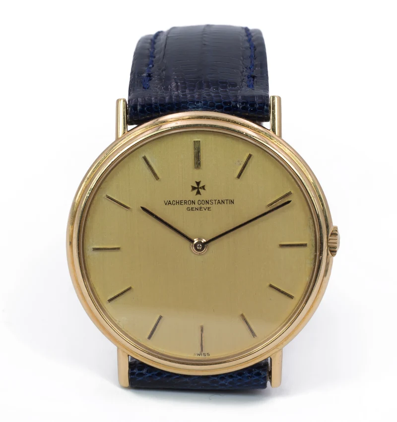 Montre-bracelet vintage Vacheron Constantin en or 18 carats, 1980