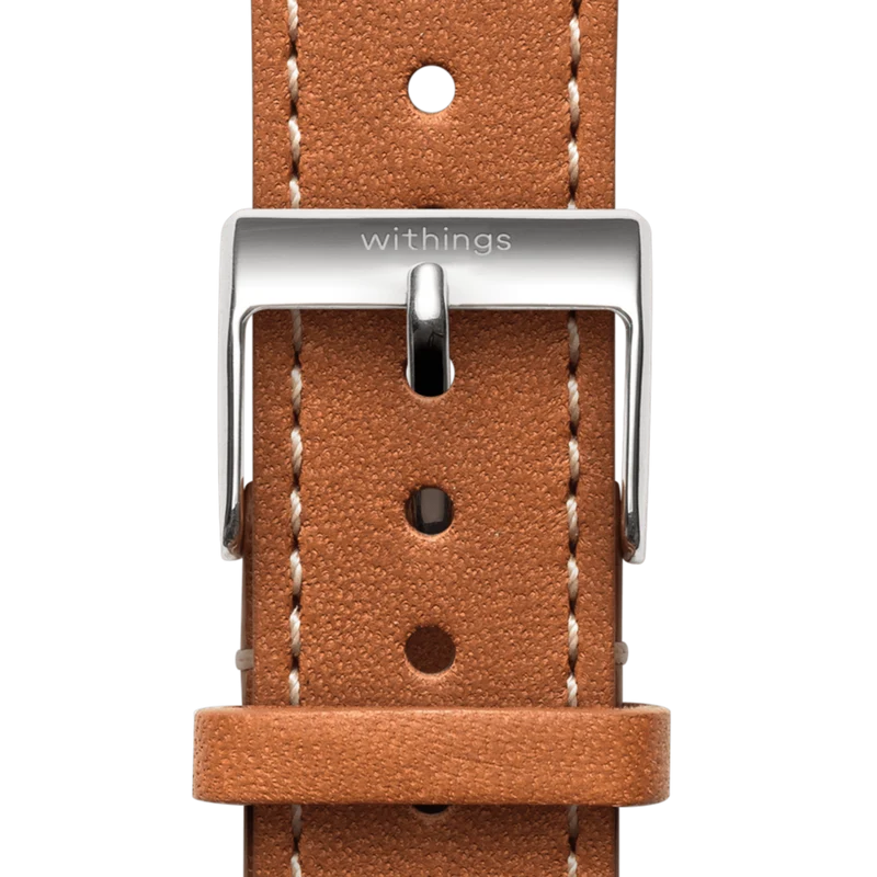 Steel 36mm Leather Wristband