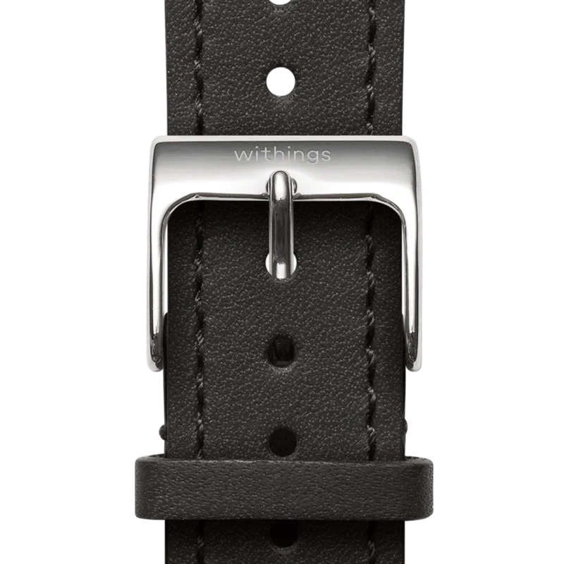 Steel 36mm Leather Wristband