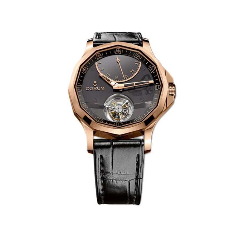 Golden Bridge Watch Manual Movement and 18-ct Rose Gold and Diamonds Case CORUM Golden Bridge 016.101.55.0001.AN10