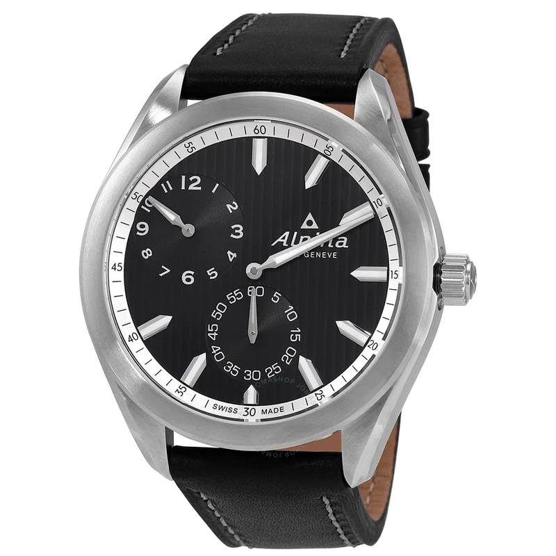 ALPINA Alpiner Regulator Hand Wind Black Dial Men's Watch