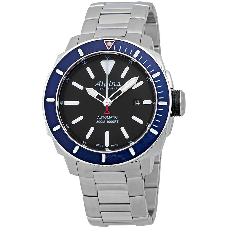 ALPINA Seastrong Diver Automatic Black Dial Men's Watch