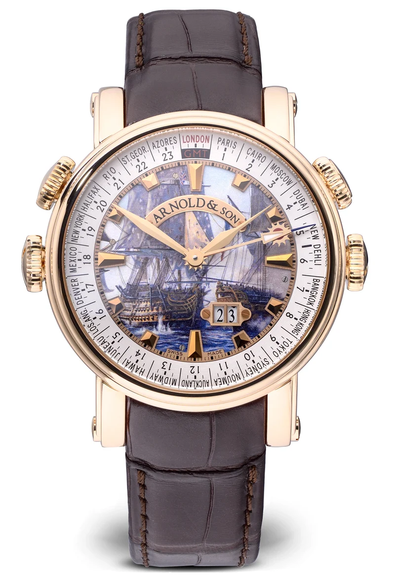 Arnold & Son Hornet 18K Rose Gold Limited Edition Men’s Watch, Preowned- 1H6AP