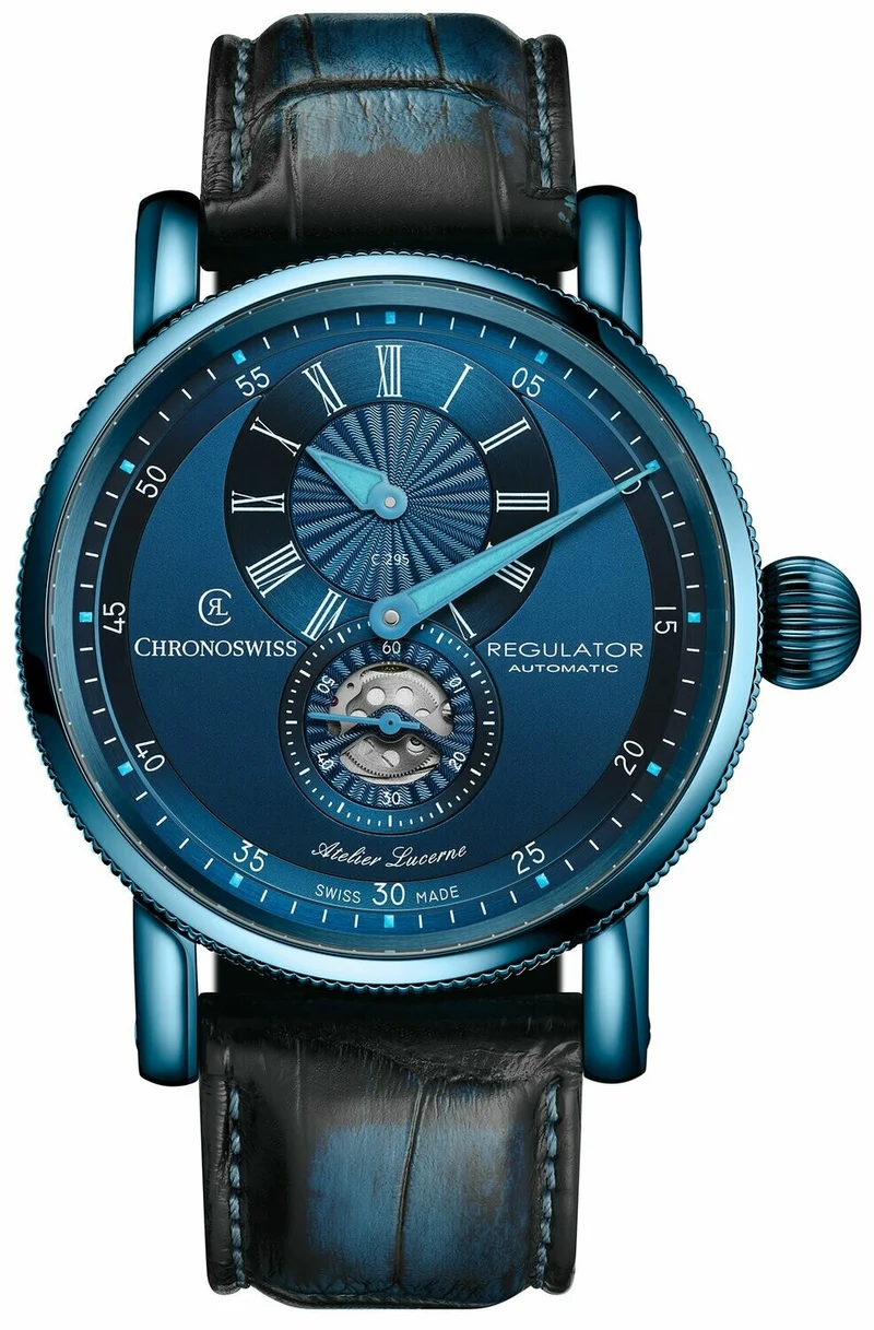 Chronoswiss Regulator Classic Blue Steel ..Reference Number: CH-8776-BL