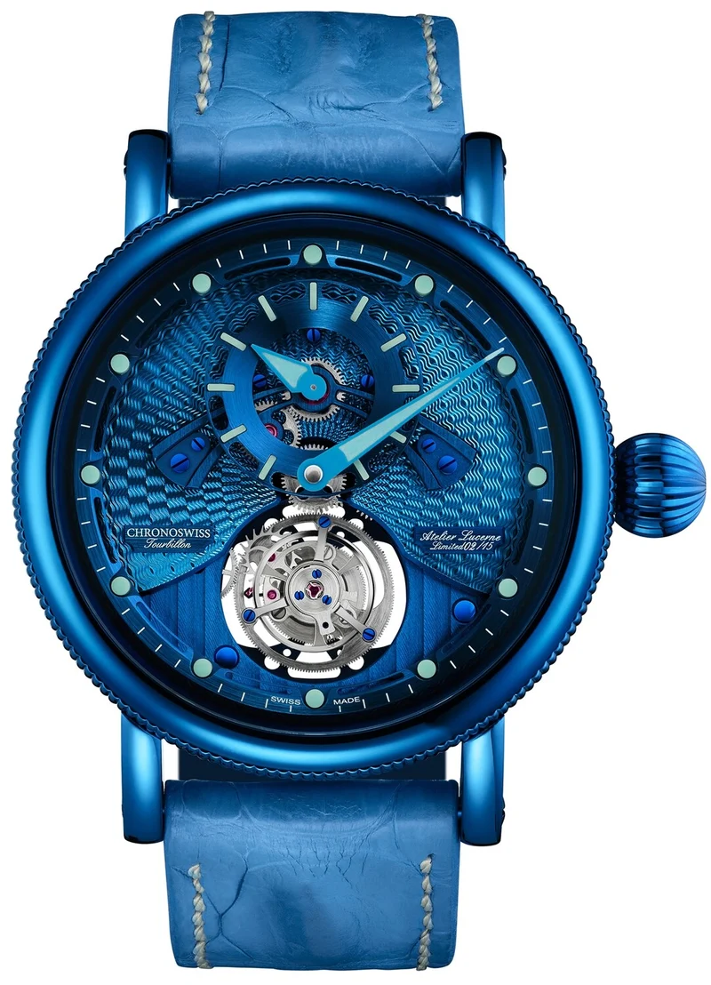 Chronoswiss Open Gear Flying Tourbillon Paraiba..Reference Number: CH-3123-PABL