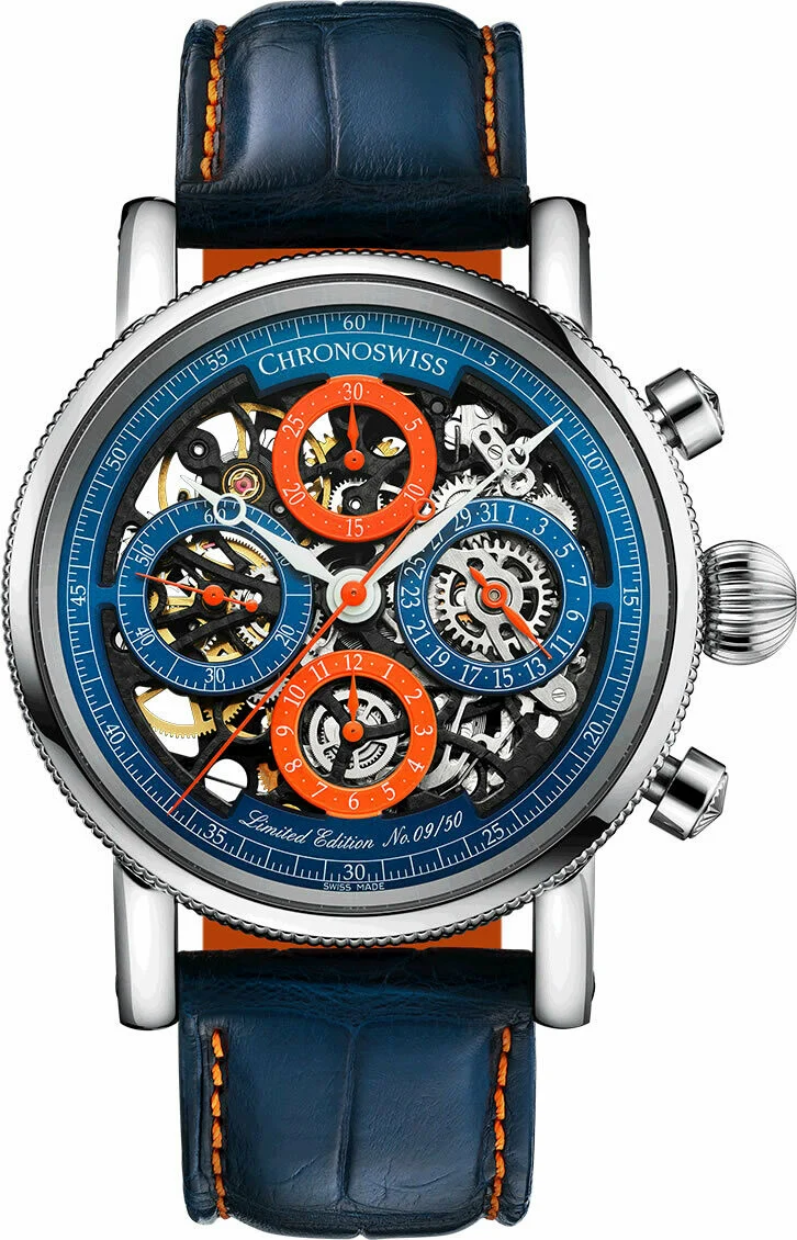 Chronoswiss Opus Chronograph Limited Edition..Reference Number: CH-7543.1S-BLOR