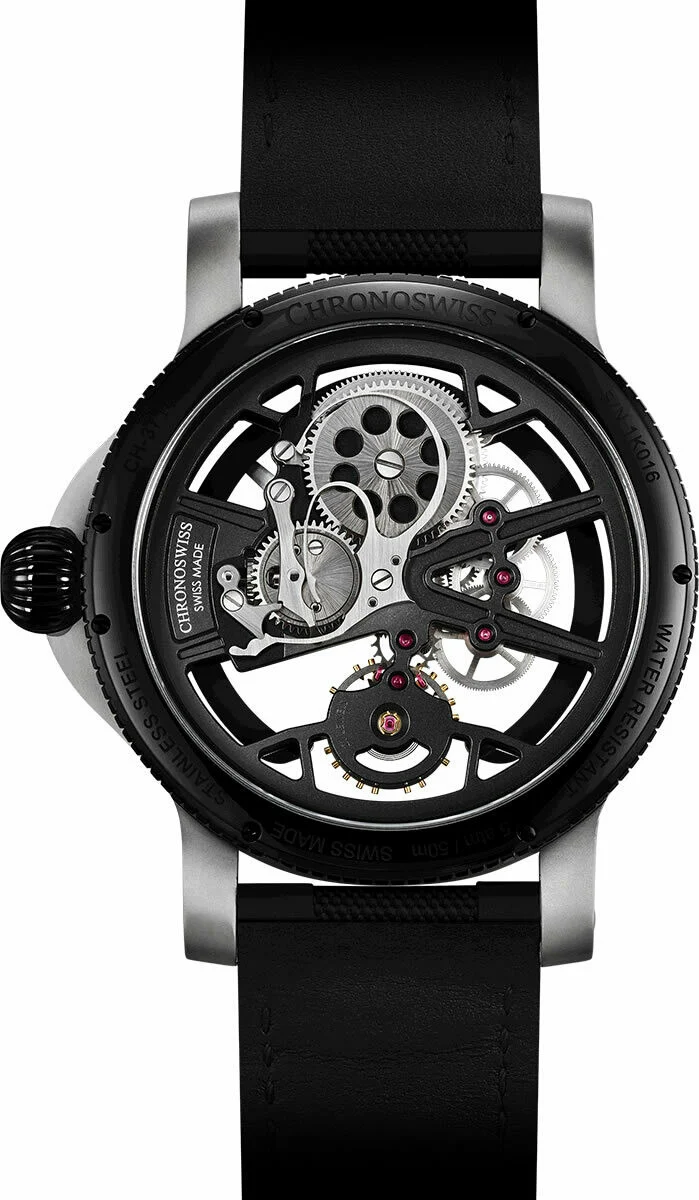Reference Number: CH-3714-BK Chronoswiss SkelTec Steel