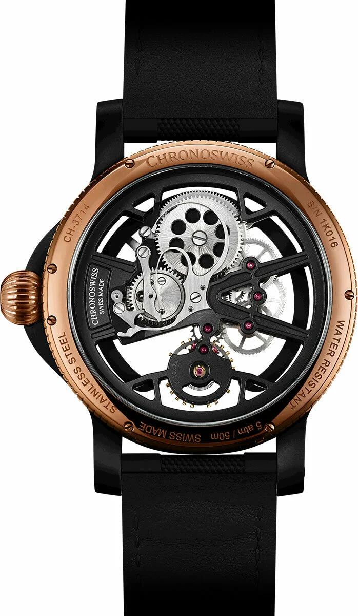 Chronoswiss SkelTec Gold..Reference Number: CH-3715R-BK