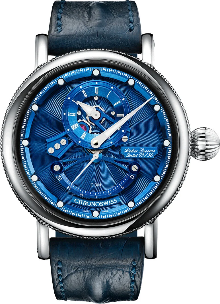 Chronoswiss Open Gear Resec Big Wave..Reference Number: CH-6923-BLBL