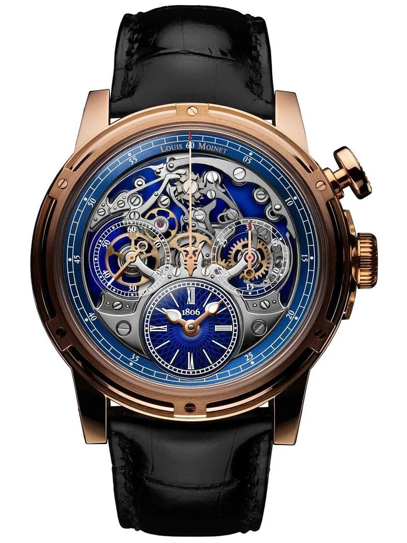 Louis Moinet Memoris Rose Gold Chronograph..Reference Number: LM-79.50.25