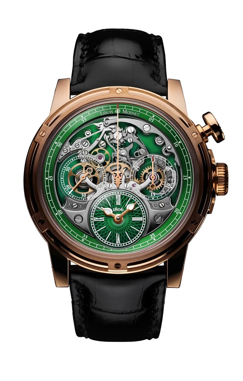 Louis Moinet Memoris Rose Gold Chronograph..Reference Number: LM-79.50.35