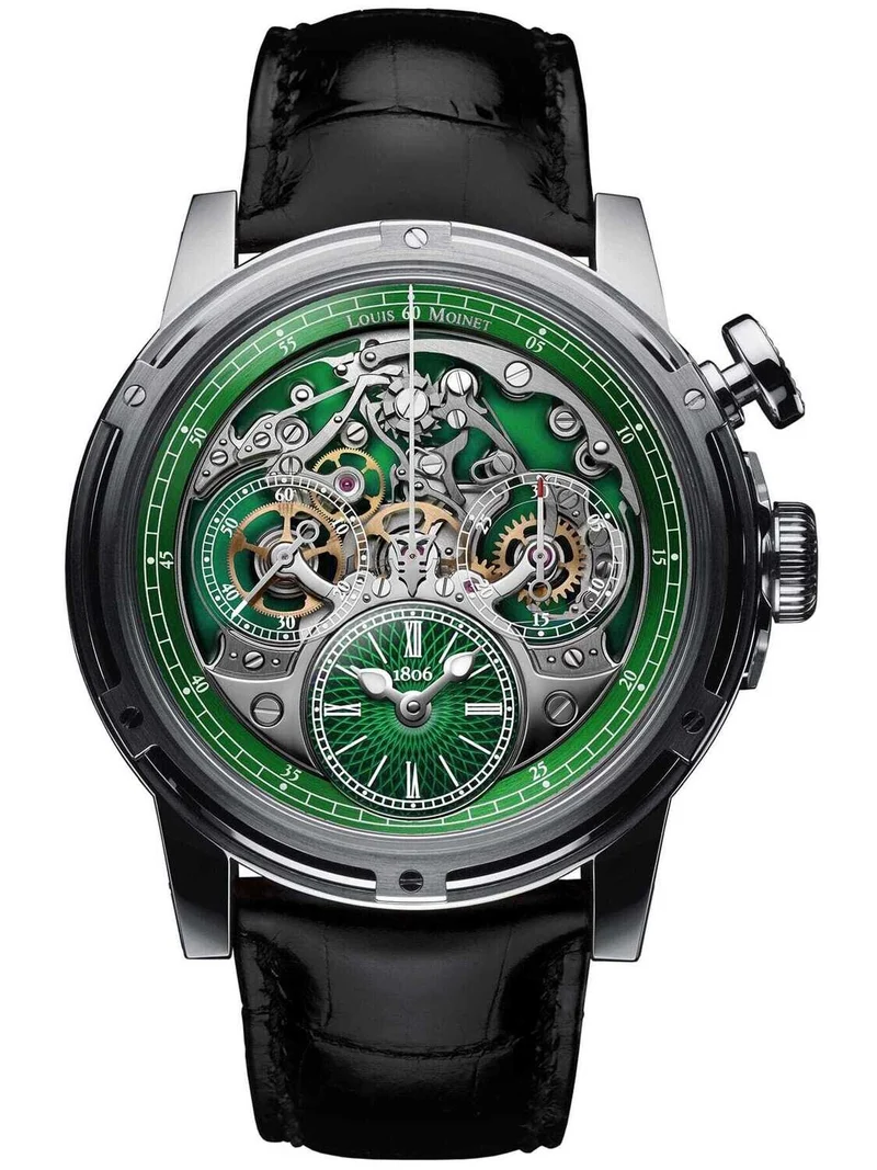 Louis Moinet Memoris White Gold Chronograph ..Reference Number: LM-54.70.35