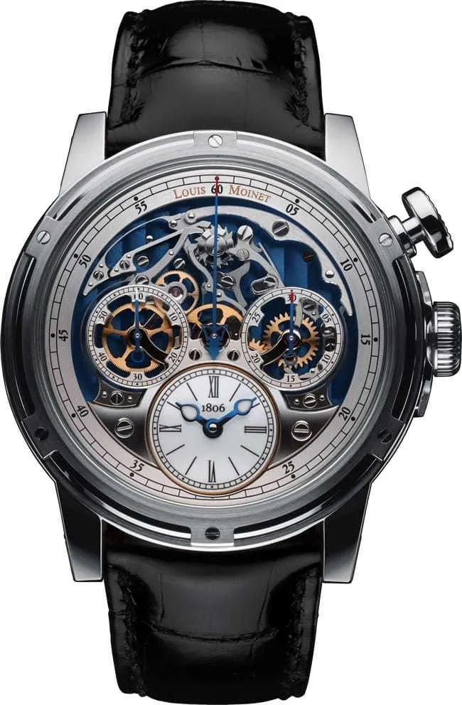 Louis Moinet Memoris White Gold ..Reference Number: LM-54.70.80B