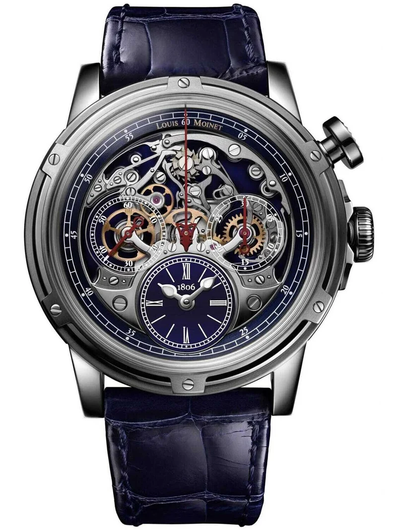 Louis Moinet Memoris Superlight Midnight Blue Limited Edition ..Reference Number: LM-79.20.22