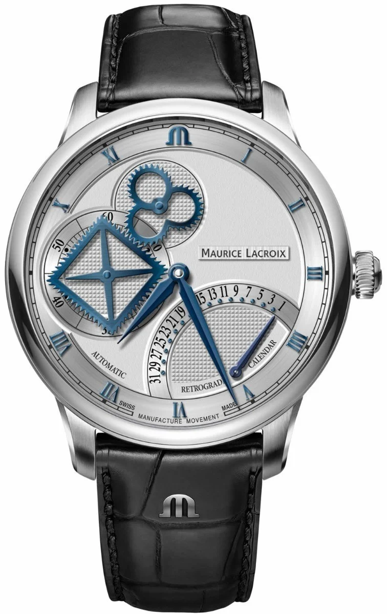 Maurice Lacroix Masterpiece Square Wheel Retrograde..Reference Number: MP6058-SS001-110-1