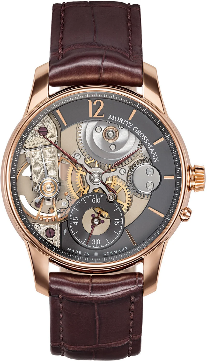 Moritz Grossmann Backpage Rose Gold Charcoal..Reference Number: MG-001396