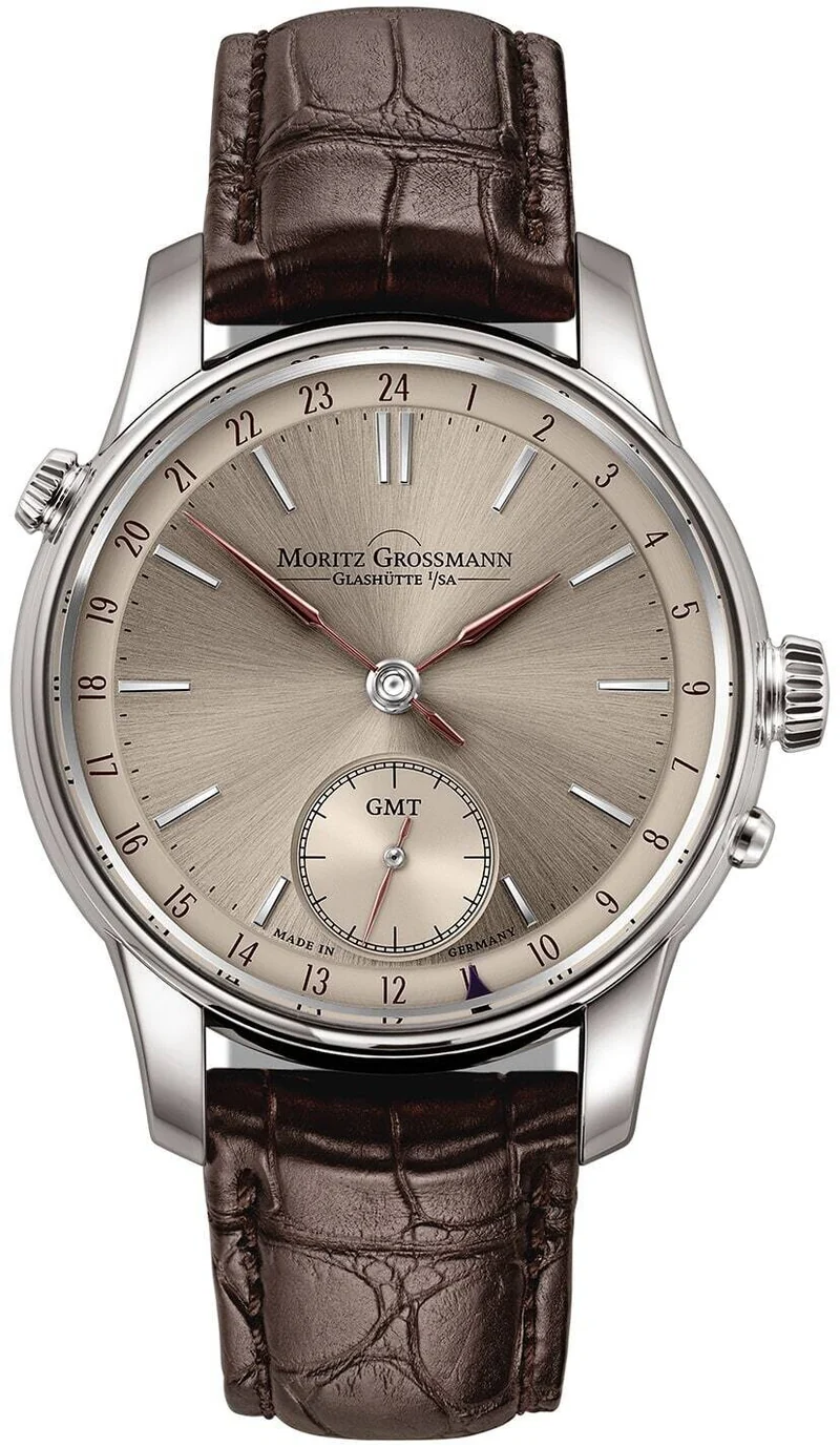 Moritz Grossmann GMT White Gold Champagne..Reference Number: MG-002225