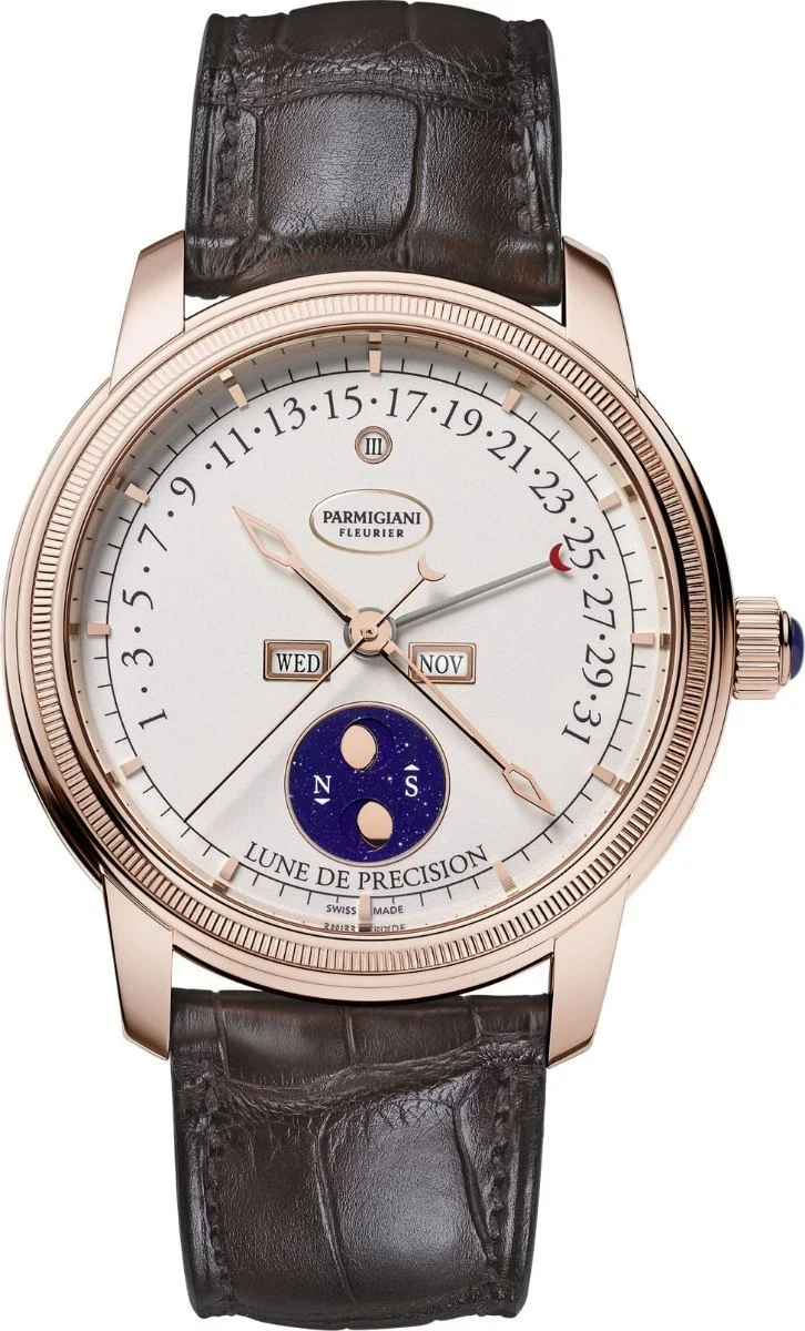 Parmigiani Fleurier Toric Quantieme Perpetual Retrograde White Dial..Reference Number: PFH427-1602400-HA1241