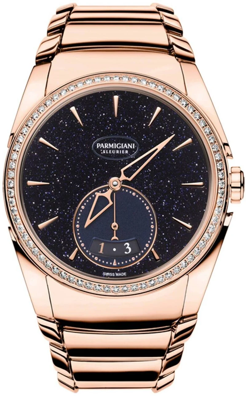 Parmigiani Fleurier Tonda Metropolitaine Rose Gold Set Blue Aventurine "Galaxy" PFC273-1062500-B10002