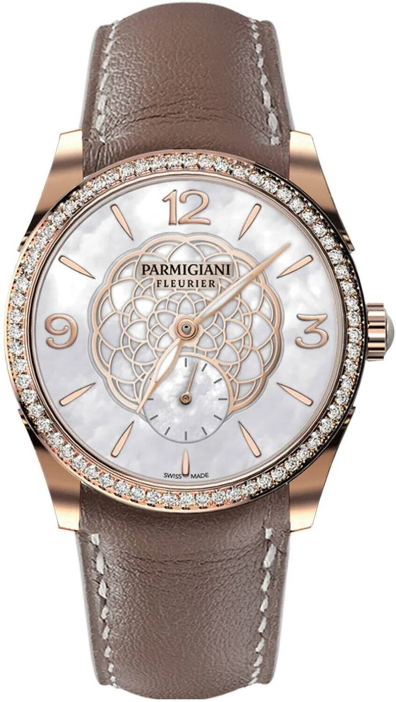 Parmigiani Fleurier Tonda Metropolitaine 33 Rose Gold Set White Mop PFC800-1510020-HC6181