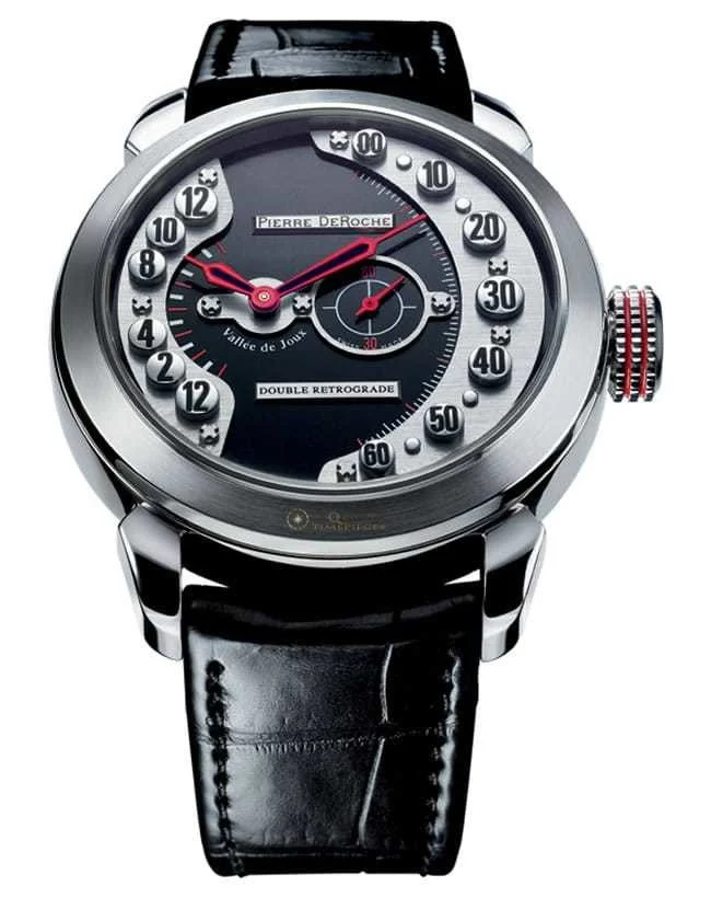 Pierre DeRoche GrandCliff Double Retrograde Skyscrapers..Reference Number: GRC10004ACI0-001CRO
