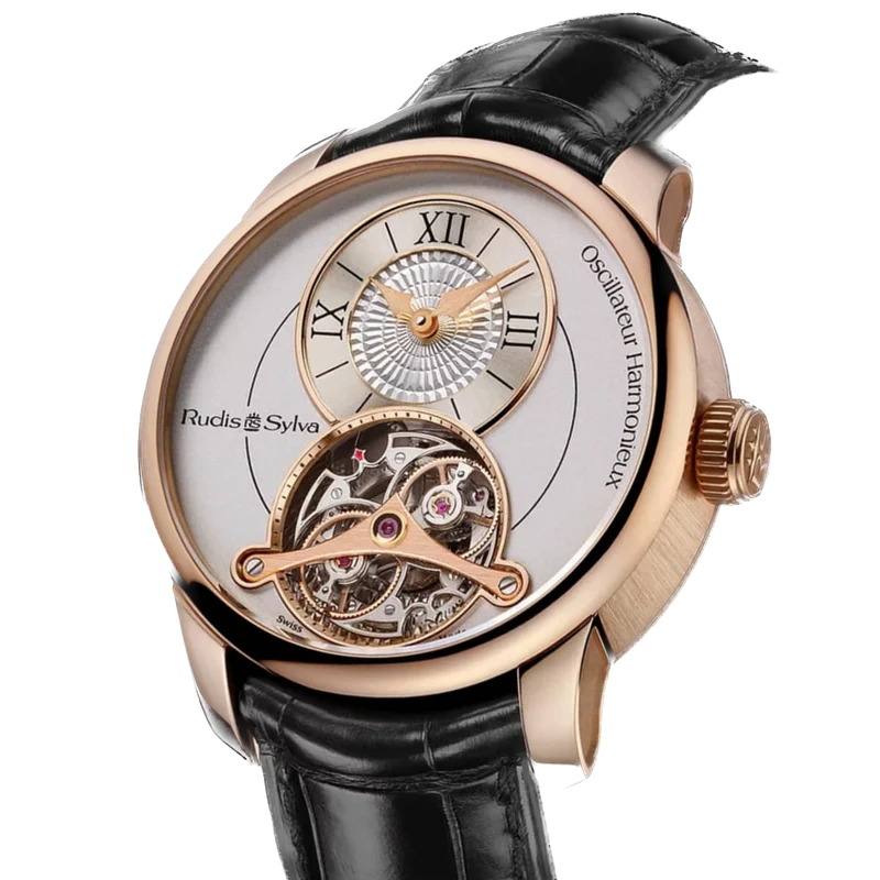 RUDIS SYLVA RS10 PINK GOLD WHITE DIAL
