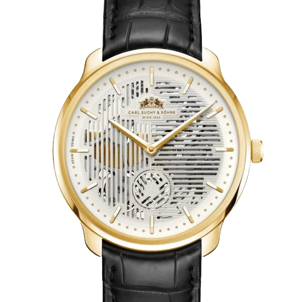 CARL SUCHY WALTZ N°1 SKELETON GOLD – WITH WHITE DIAL