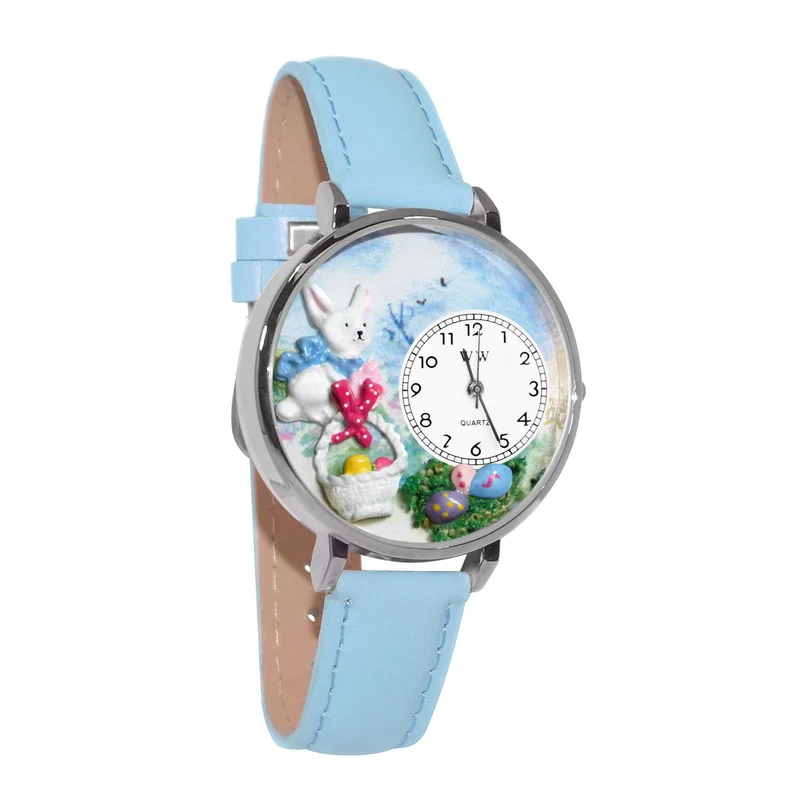 Easter Eggs Watch in Silver (Large)